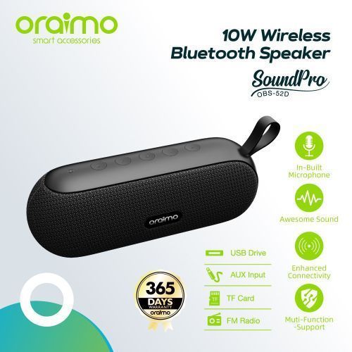 Oraimo Bass Enceinte Bluetooth - ORAIMO SoundPro OBS-52D