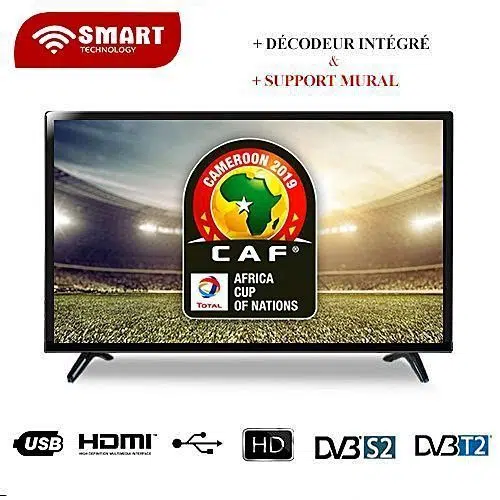 SMART TECHNOLOGY TV LED HD - 24 - STT-2411-décodeur Intégré Et Régulateur  De Tension - VELCH TECHNOLOGY
