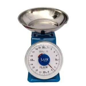 ilux balance de cuisine analogique 20kg multicolore