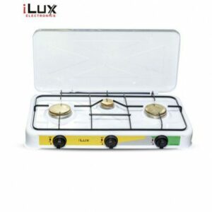 ilux cuisiniere a gaz rechaud 3 feux lxg 3003 blanc