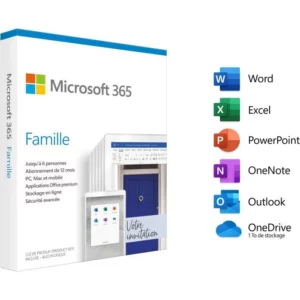 microsoft 365 famille 6 utilisateurs pc ou mac