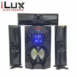 Ilux : Mini chaine 3 baffes 1 woofer 3.1 – Usb – bluetooth ILHT-4213 – Noir